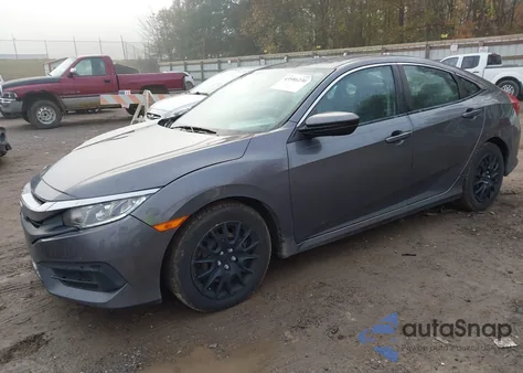 2017 Honda Civic Lx из США, поврежденный, VIN 19XFC2F58HE006292